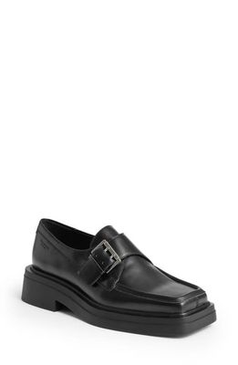 Vagabond Shoemakers Eyra Monk Strap Loafer in Black