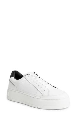 Vagabond Shoemakers Judy Platform Sneaker in White/Black