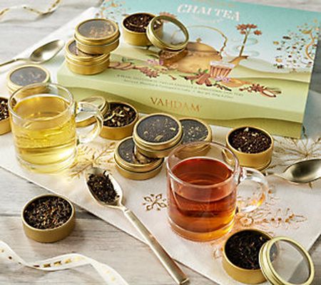 Vahdam India 4.23-oz Chai Tea Assortment of 12 Different Teas