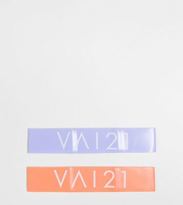 VAI21 2 pack rubber resistance bands in multi