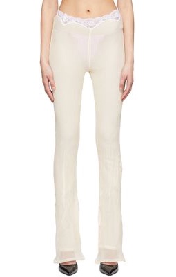 VAILLANT Off-White Cotton Trousers