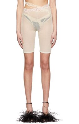 VAILLANT SSENSE Exclusive Off-White Cotton Shorts
