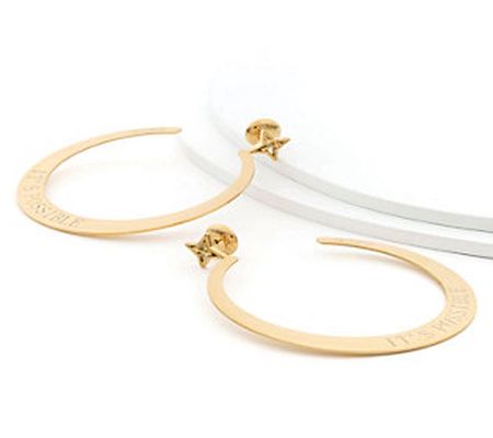 Valencia Key It's Possible Hoop Earrings