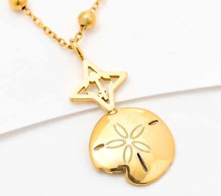 Valencia Key x Kerstin Lindquist Sand Dollar Charm Necklace