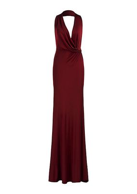 Valentina Open-Back Gown