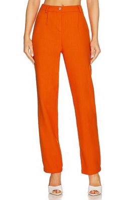 VALENTINA SHAH Parker Pants in Orange