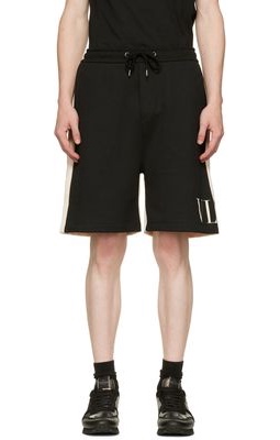 Valentino Black & Off-White 'VLTN' Shorts