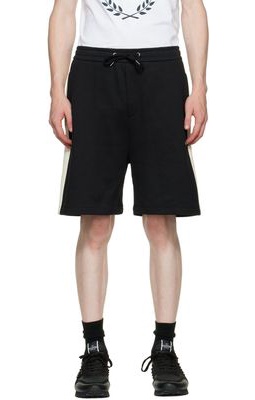 Valentino Black Cotton Shorts