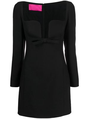Valentino bow-detail minidress - Black