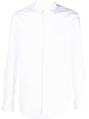 Valentino button-fastening long-sleeve shirt - White