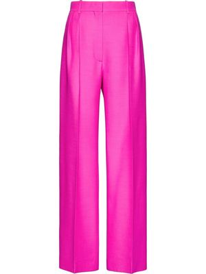 Valentino Crepe Couture wide-leg trousers - Pink