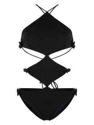 Valentino cut-out swimsuit - Black