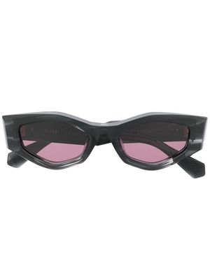 Valentino Eyewear Rockstud irregular-frame sunglasses - Black