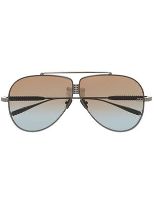 Valentino Eyewear Rockstud pilot-frame sunglasses - Black