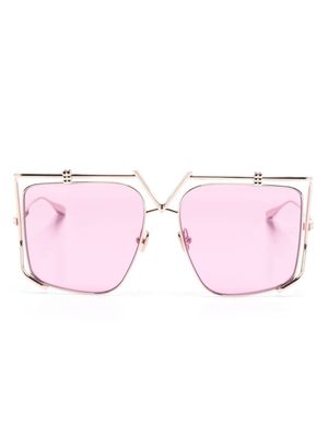 Valentino Eyewear V-Light oversize-frame sunglasses - Pink