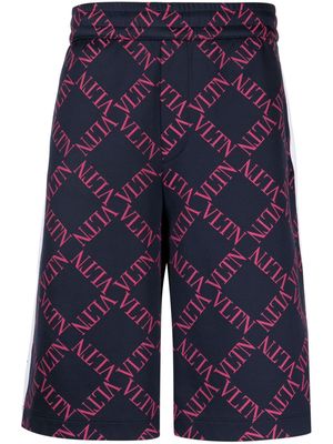 Valentino Garavani all-over logo-print shorts - Multicolour