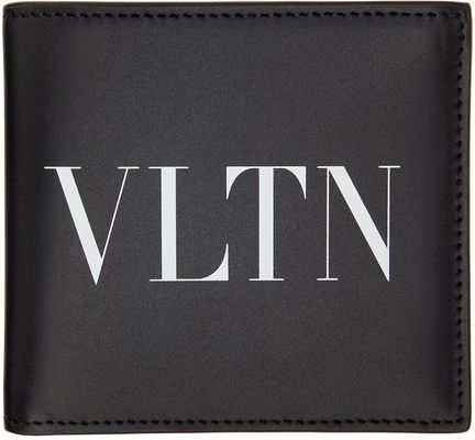 Valentino Garavani Black VLTN Wallet