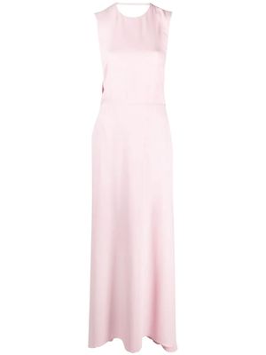 Valentino Garavani bow-embellished silk gown - Pink