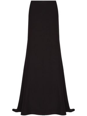 Valentino Garavani Cady Couture floor-length silk skirt - Black
