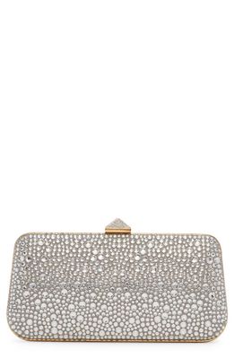 Valentino Garavani Carry Secrets Crystal Embellished Minaudière in V3V Crystal/Crystal