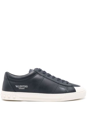 Valentino Garavani Cityplanet leather sneakers - Blue