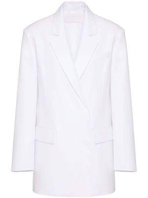 Valentino Garavani Compact poplin blazer - White