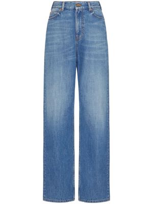 Valentino Garavani cotton wide-leg jeans - Blue