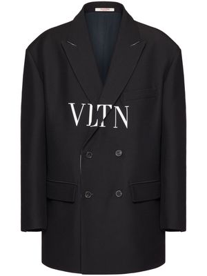 Valentino Garavani Crepe Couture double-breasted blazer - Black