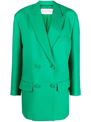 Valentino Garavani Crepe Couture double-breasted blazer - Green