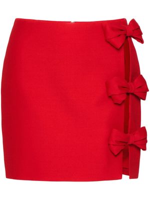 Valentino Garavani Crepe Couture miniskirt - Red