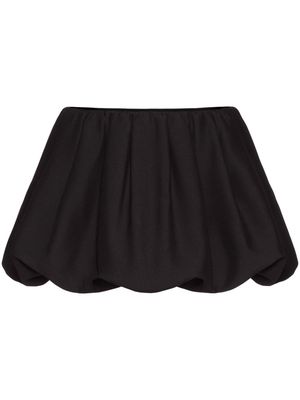 Valentino Garavani Crepe Couture silk mini skirt - Black