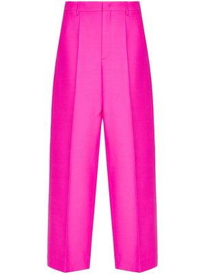 Valentino Garavani Crepe Couture tailored trousers - Pink