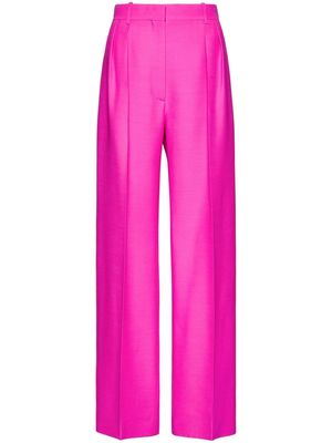 Valentino Garavani Crepe Couture wide-leg trousers - Pink