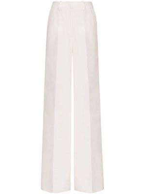 Valentino Garavani Crepe Couture wide-leg trousers - White