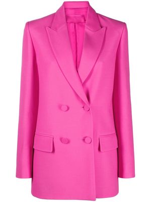 Valentino Garavani double-breasted button-fastening jacket - Pink