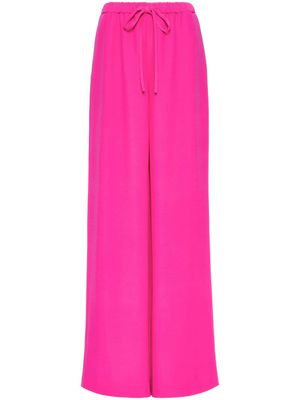 Valentino Garavani drawstring silk trousers - Pink