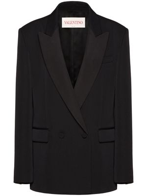 Valentino Garavani Grisaille double-breasted blazer - Black