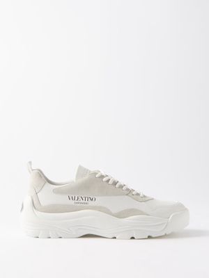 Valentino Garavani - Gumboy Leather Sneakers - Mens - White