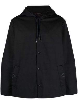 Valentino Garavani hooded windbreaker jacket - Blue