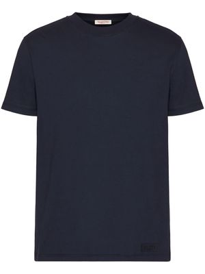Valentino Garavani logo-appliqué cotton T-shirt - Blue