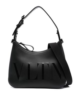 Valentino Garavani logo-print shoulder bag - Black