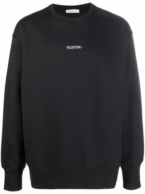 Valentino Garavani logo-print sweatshirt - Black