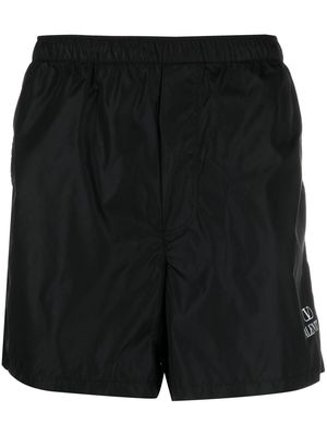Valentino Garavani logo-print swim shorts - Black