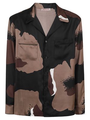 Valentino Garavani Long Sleeve Shirt Valentino Flower Portrait