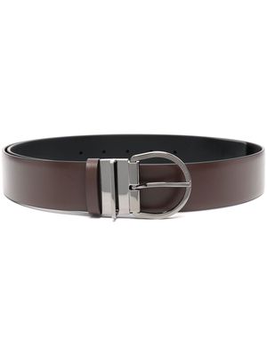 Valentino Garavani mini-VLogo leather belt - Brown