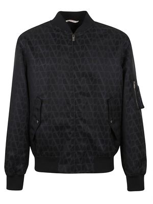 Valentino Garavani Nylon Iconograph Bomber