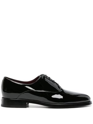 Valentino Garavani patent-leather Oxford shoes - Black