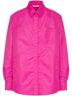 Valentino Garavani pointed-collar shirt jacket - Pink