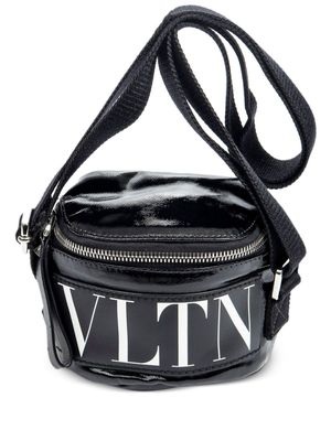 Valentino Garavani Pre-Owned 2018-2022 VLTN logo-print crossbody bag - Black