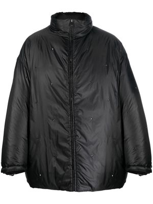 Valentino Garavani reversible Rockstud puffer jacket - Black